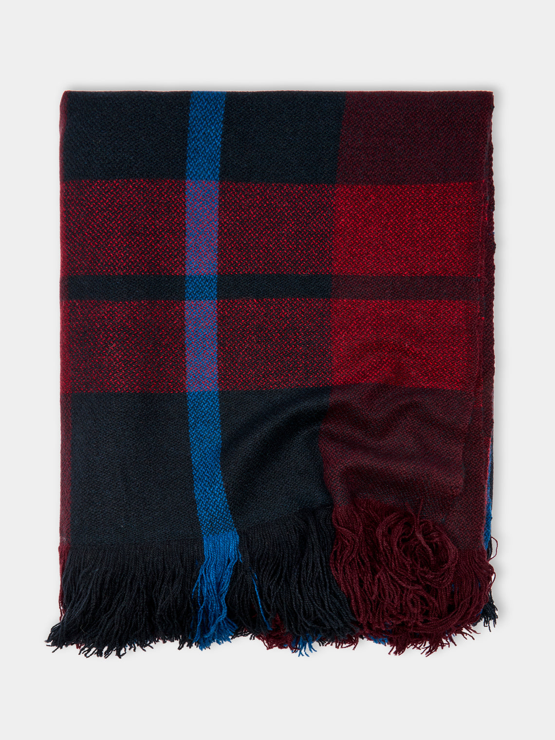 Otherways - Handwoven Yak Check Blanket -  - ABASK - 