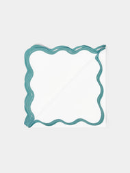 Angela Wickstead - Chiara Scalloped Linen Napkins (Set of 4) -  - ABASK - 