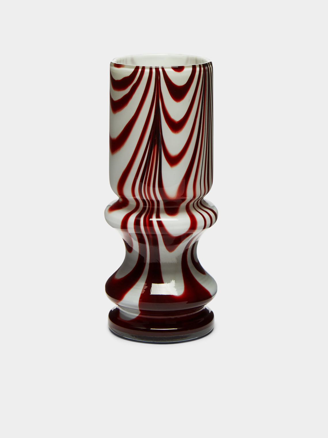 Antique and Vintage - Mid-Century Marbled Glass Vase -  - ABASK - 