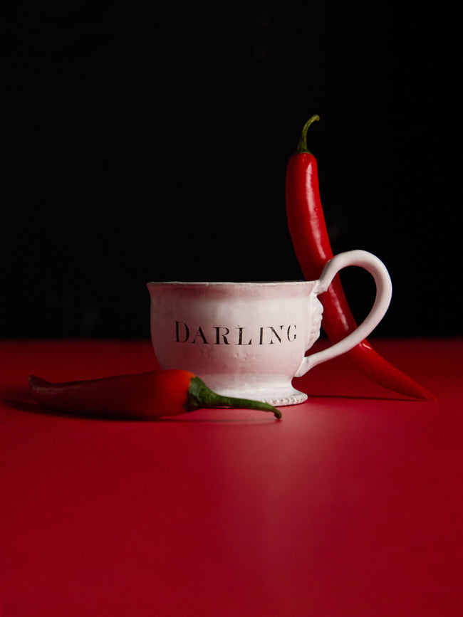 Darling Hand-Glazed Ceramic Espresso Cup