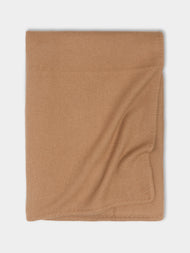 Denis Colomb - Gobi Stitched-Edge Camel Wool King-Size Blanket -  - ABASK - 