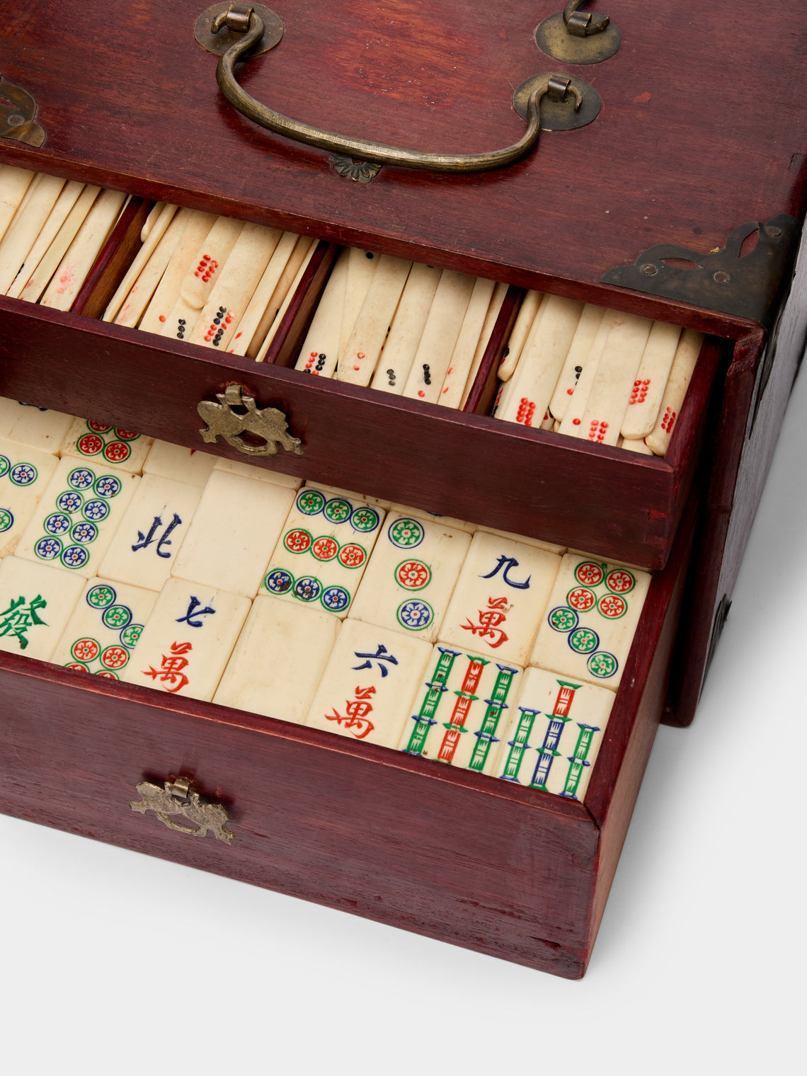 Antique and Vintage - 1920s Wood Mahjong Set -  - ABASK