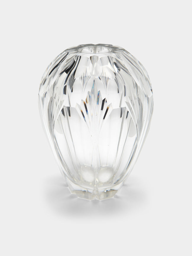 Antique and Vintage - 1930s Daum Cut Crystal Vase -  - ABASK - 