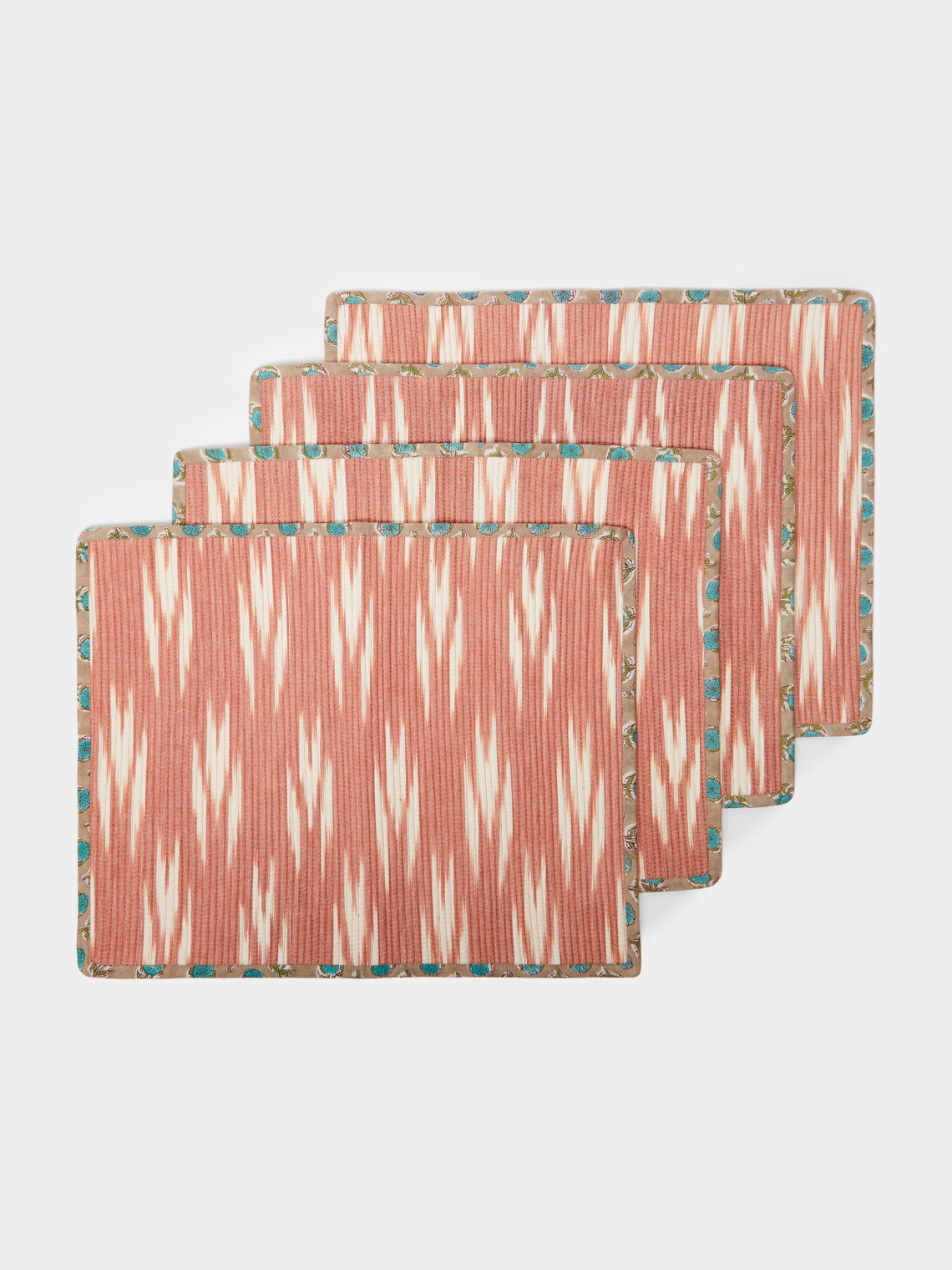 The Table Love - The Breakfast Handwoven Cotton Reversible Placemats (Set of 4) -  - ABASK