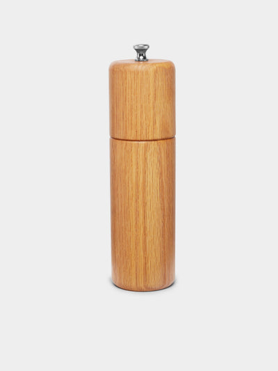 De Jong & Co - Column Hand-Turned Oak Salt Mill -  - ABASK - 