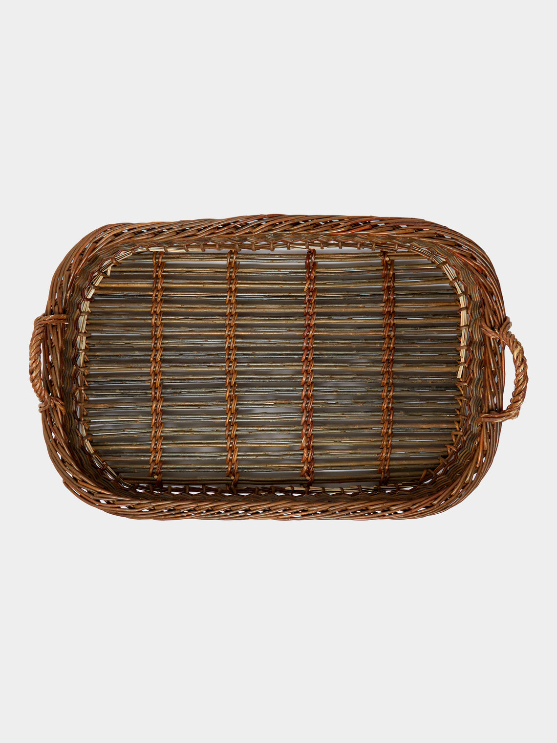 Benjamin Nauleau - Handwoven Willow Large Oval Tray -  - ABASK
