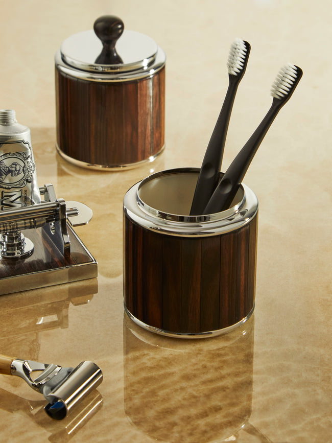 Lorenzi Milano - Ebony Toothbrush Holder -  - ABASK