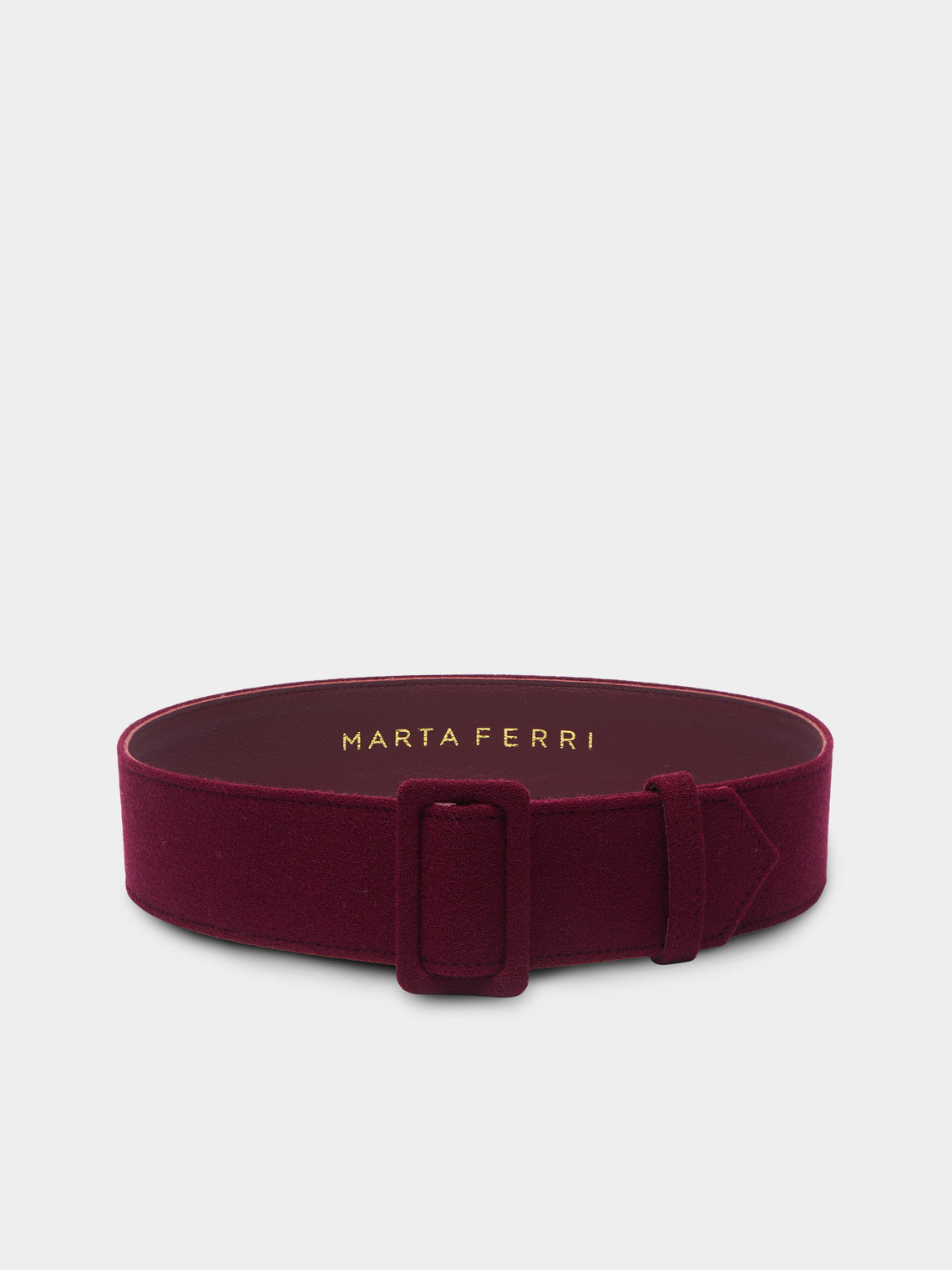 Marta Ferri - Wool Crepe Belt | Size: M/L -  - ABASK - 