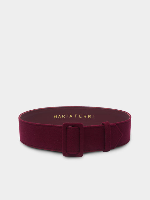 Marta Ferri - Wool Crepe Belt | Size: M/L -  - ABASK - 