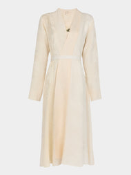 Considered Objects - Irregular Hand-Stitched Silk Robe -  - ABASK - 