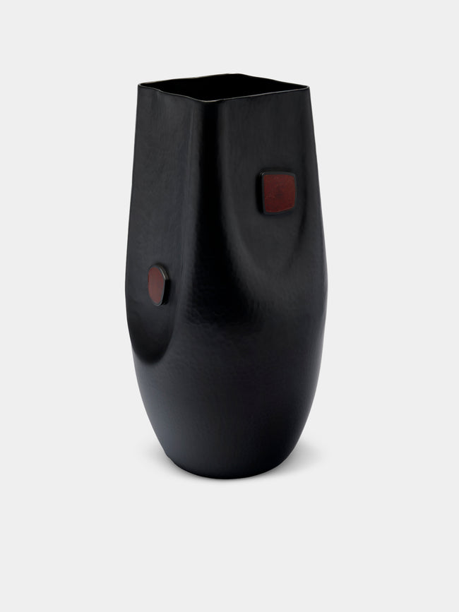 Viya - Alta Bronze and Semi-Precious Stone Large Vase -  - ABASK - 