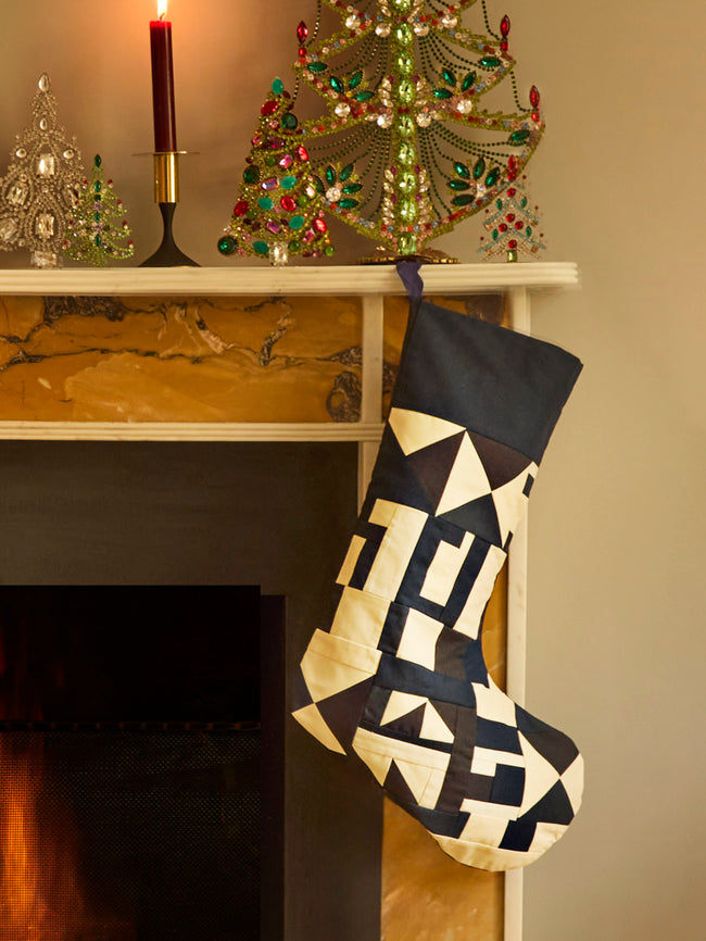 Kate Owen - Patchwork Cotton Stocking -  - ABASK