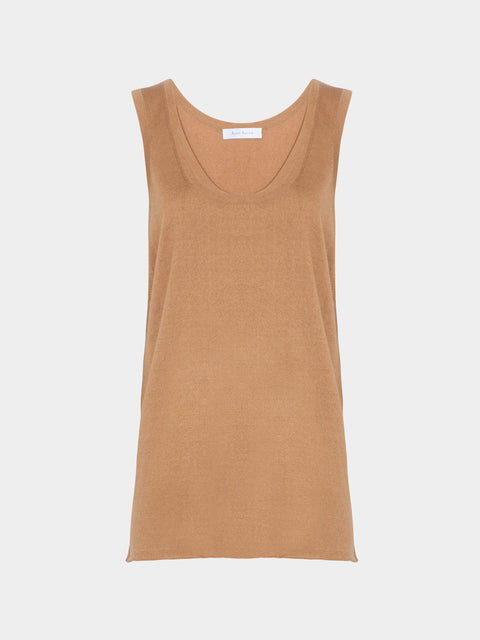 Ryan Roche - Cashmere Tank Top | Size: XS -  - ABASK - 