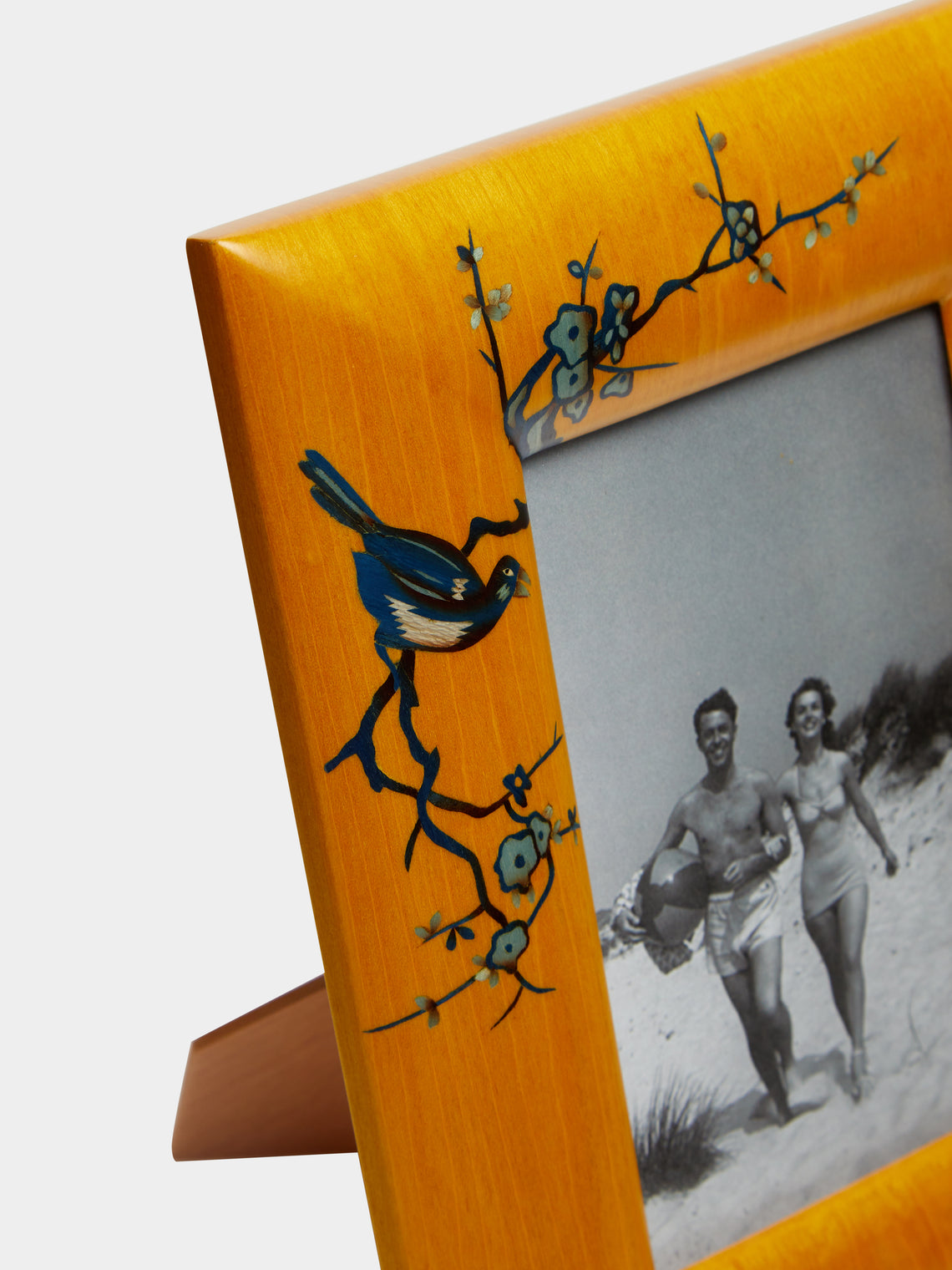 Silvia Furmanovich - Birds Marquetry Wood Photo Frame -  - ABASK