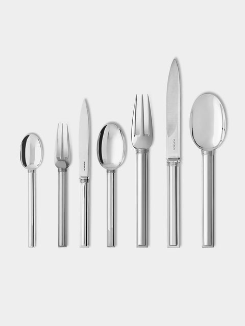 Puiforcat - Cannes Sterling Silver Cutlery (Set of 7) -  - ABASK - 