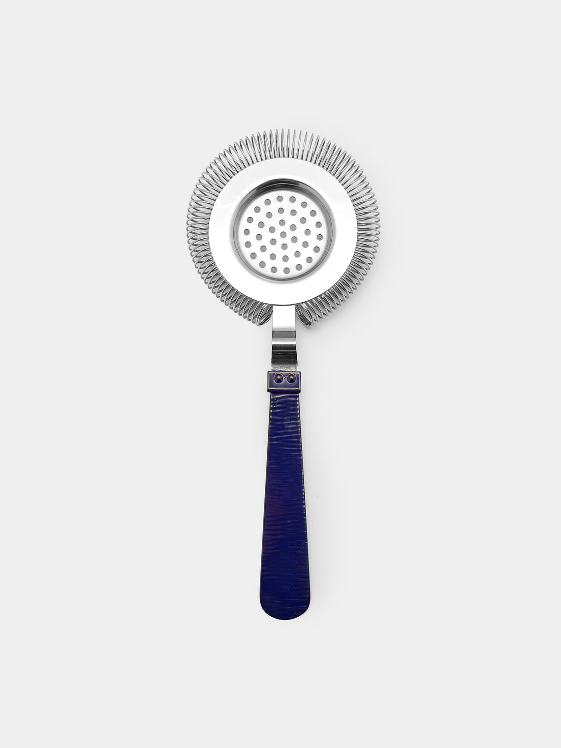 Zanetto - Enamelled Silver-Plated Cocktail Strainer -  - ABASK - 