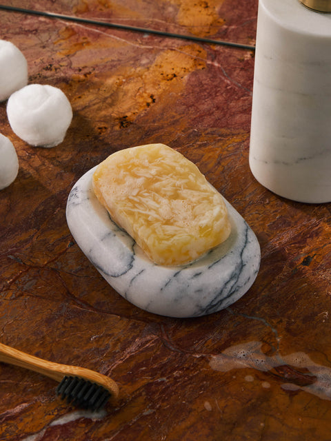 Stoned - Marble Soap Dish -  - ABASK