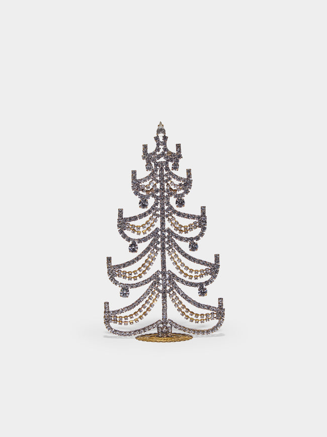 Antique and Vintage - 1930s Czech Jewelled Small Christmas Tree -  - ABASK - 