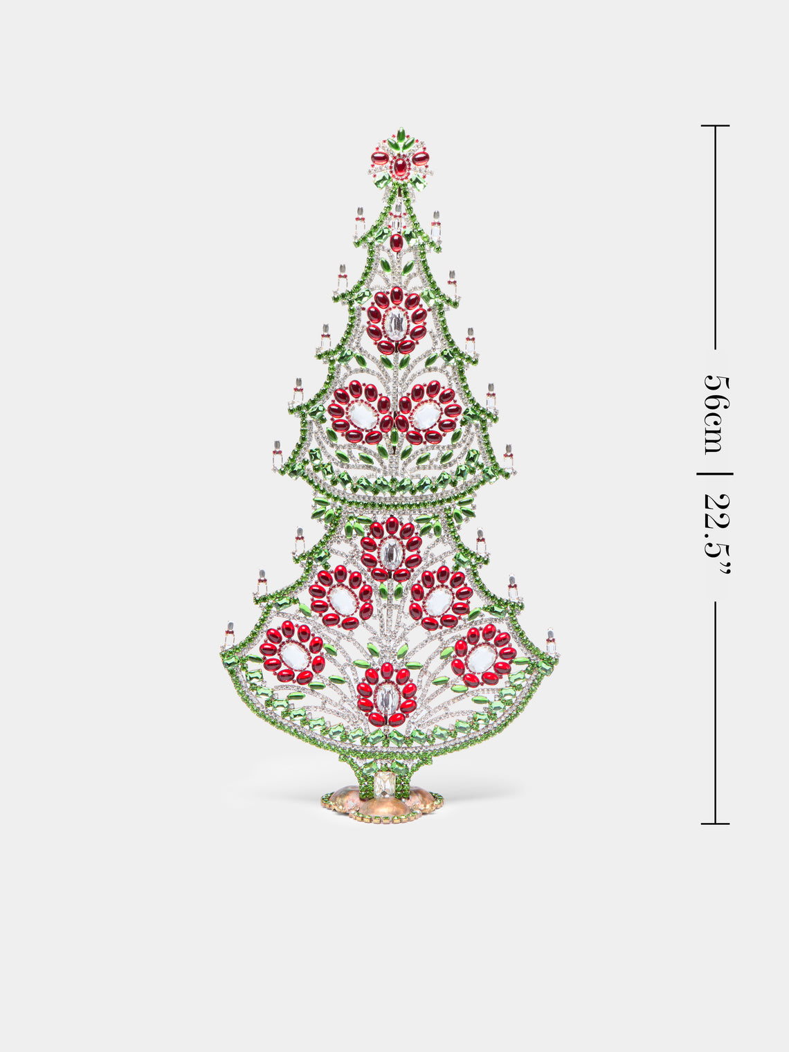 Antique and Vintage - 1930s Czech Jewelled Extra Large Christmas Tree -  - ABASK