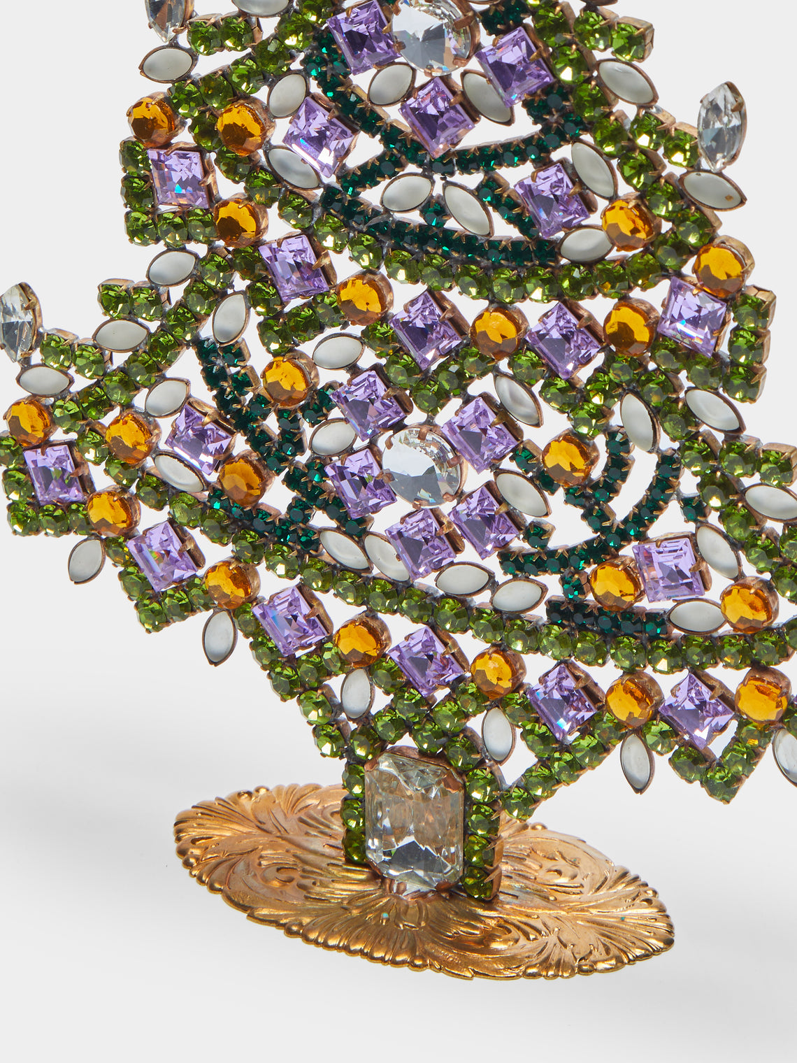 Antique and Vintage - 1930s Czech Jewelled Large Christmas Tree -  - ABASK