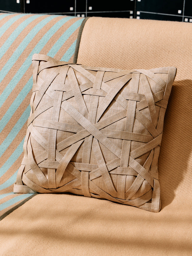 Kubo Curated - Diamond Small Weave T'nalak Cloth Cushion -  - ABASK