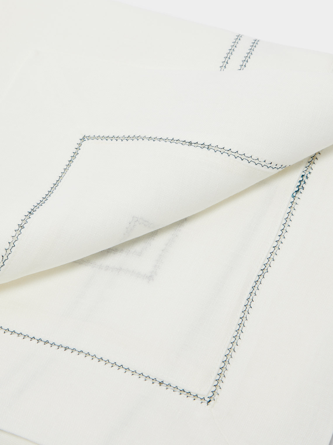 Volga Linen - Hem-Stitch Linen Super King-Size Bedding Collection -  - ABASK