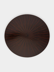 Mori Kougei - Ebony Wood Circular Placemats (Set of 2) -  - ABASK - 