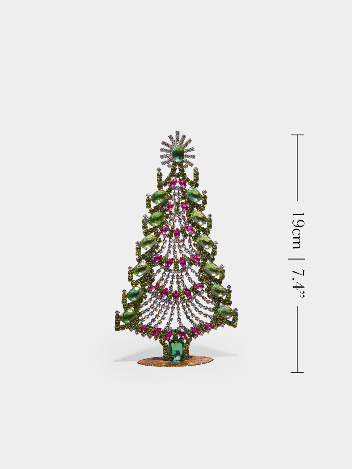 Antique and Vintage - 1930s Czech Jewelled Small Christmas Tree -  - ABASK