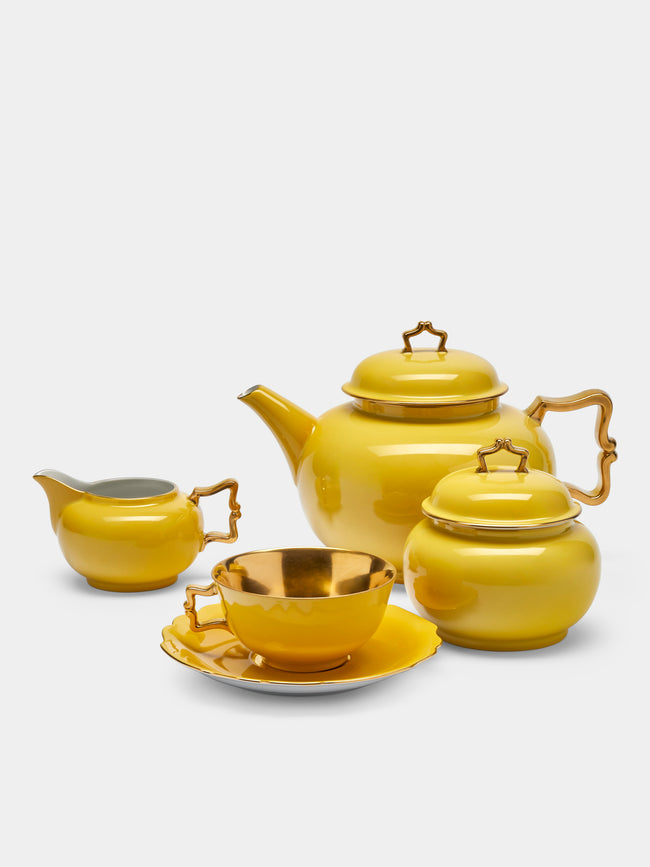 Augarten - Belvedere Hand-Painted Porcelain Coffee & Tea Collection - Yellow - ABASK - 