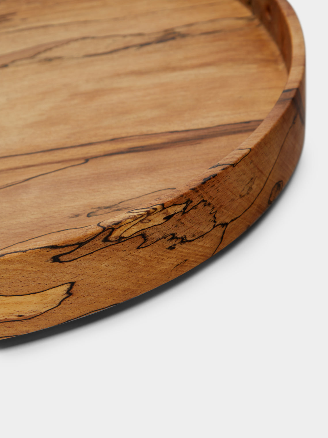 Bird & Branch - Hand-Turned Patterned Beech Service Tray -  - ABASK