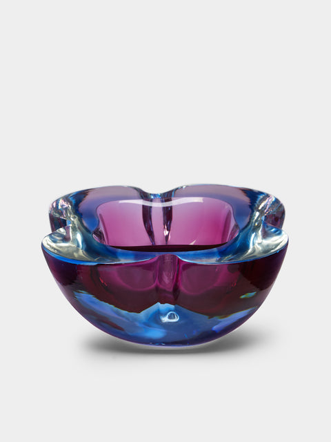 Antique and Vintage - 1960s Flavio Poli Murano Glass Ashtray -  - ABASK - 