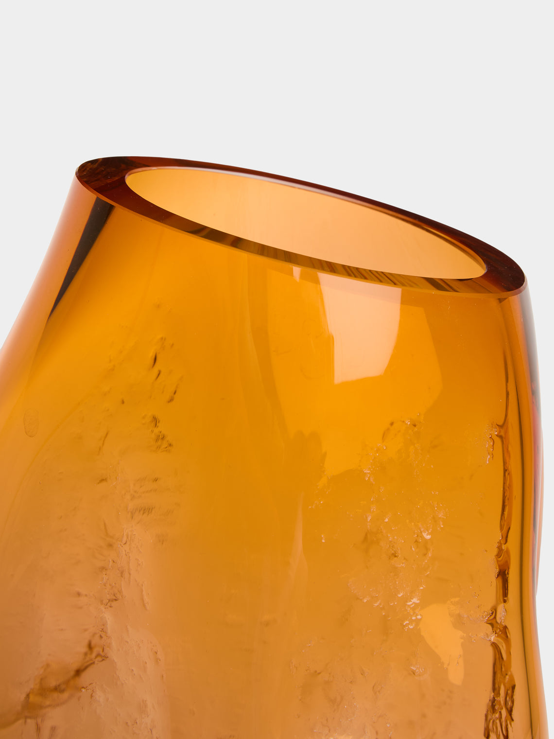 David Valner - Bark Hand-Blown Glass Large Vase -  - ABASK