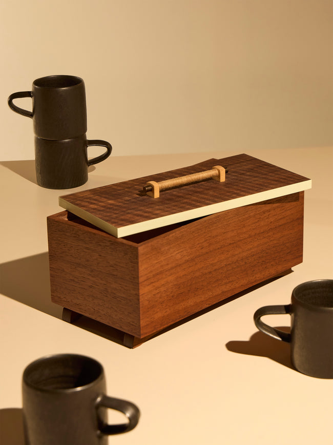 Matthew Kenney - Wood Tea Box - Brown - ABASK