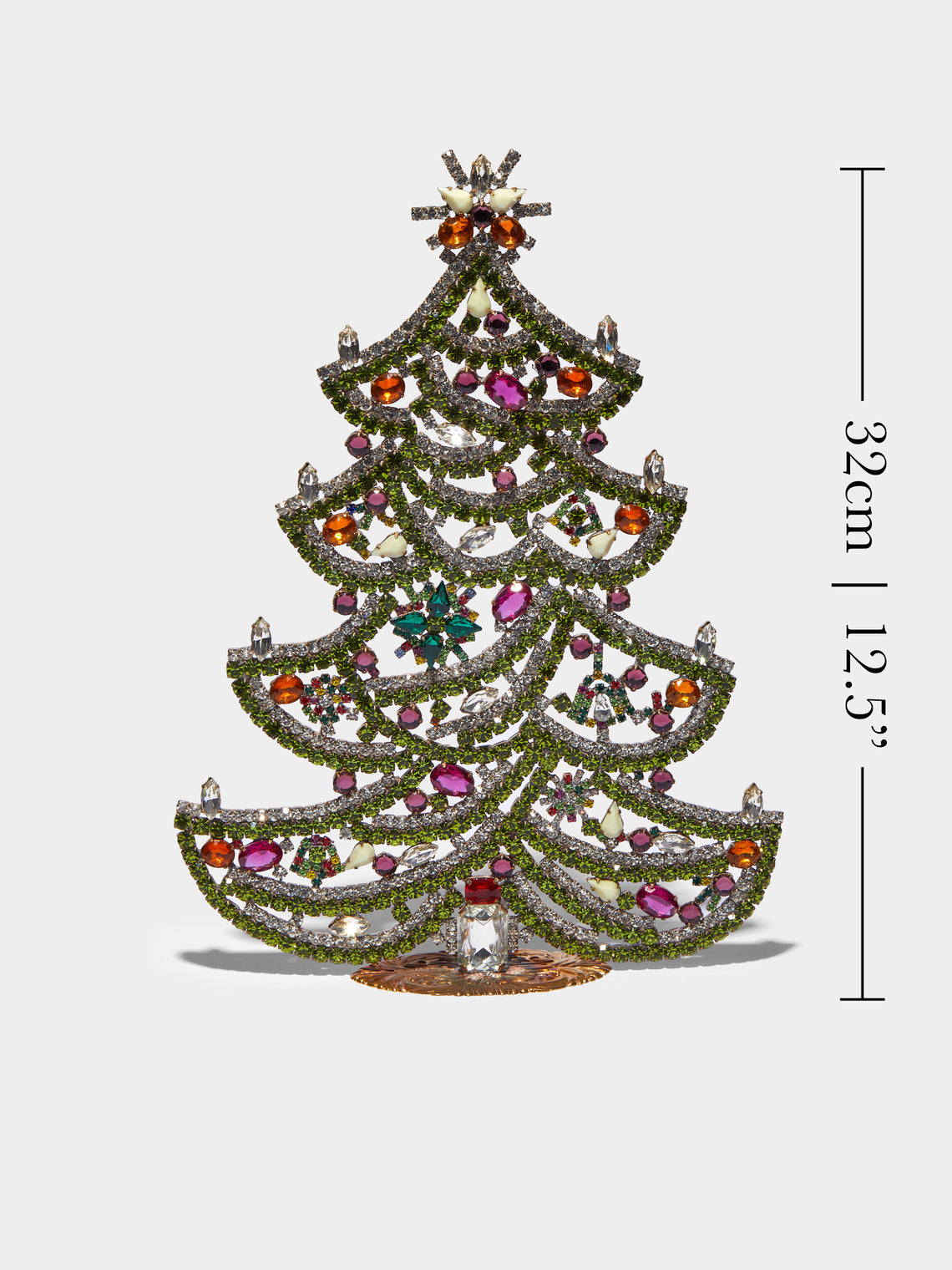 Antique and Vintage - 1930s Czech Jewelled Large Christmas Tree -  - ABASK