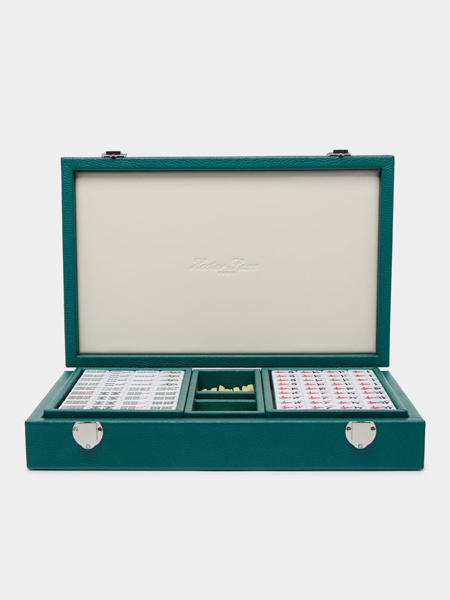 Hector Saxe | Leather Mahjong Set | ABASK | Gift Set