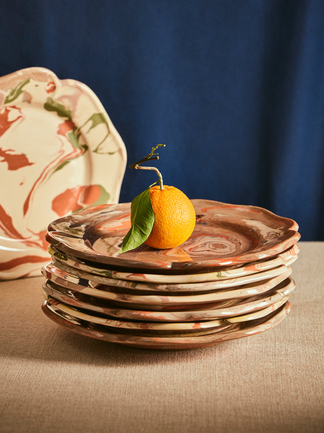 Antique and Vintage - 1950s Aptware Plates (Set of 8) -  - ABASK