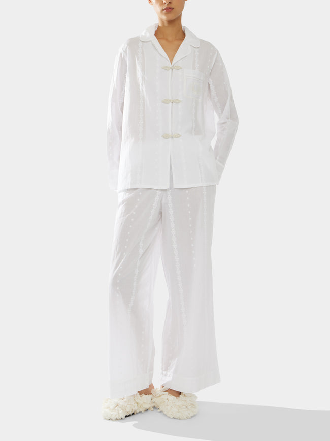 Thierry Colson - The Albertine Cotton Pyjama Set | Size: S -  - ABASK