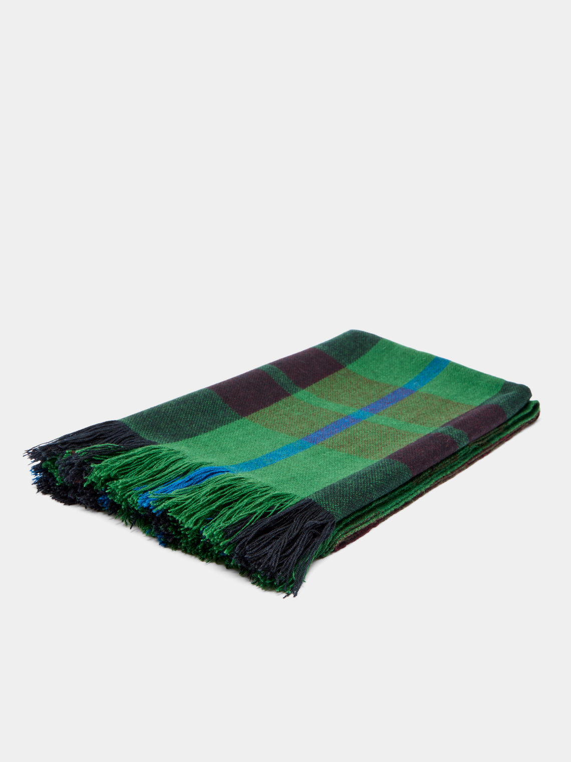 Otherways - Handwoven Yak Check Blanket -  - ABASK