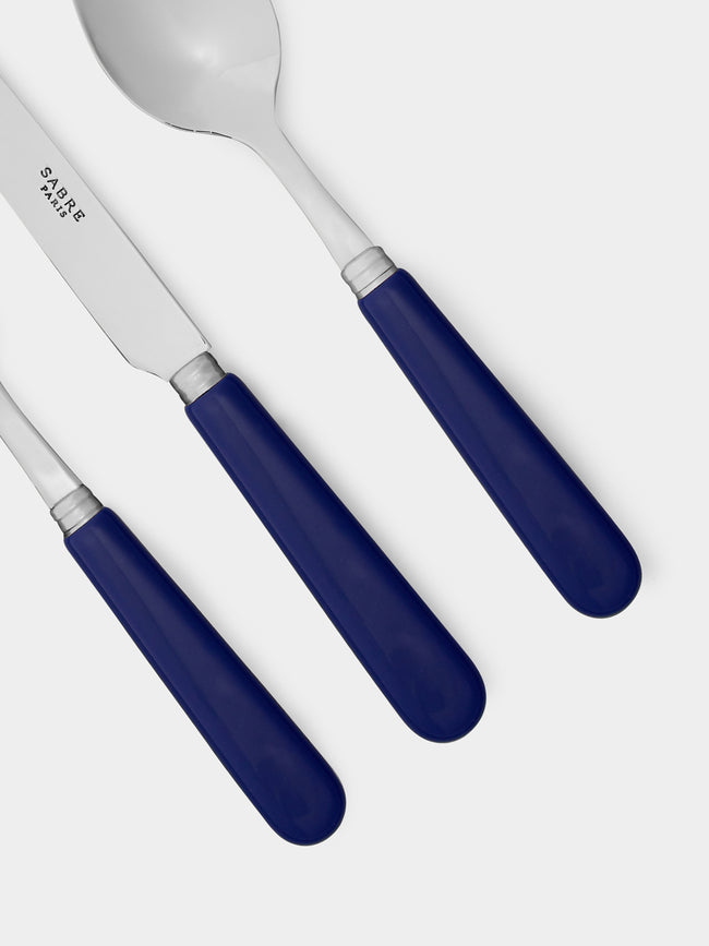 Sabre - Pop Dessert Cutlery (Set of 3) - Blue - ABASK