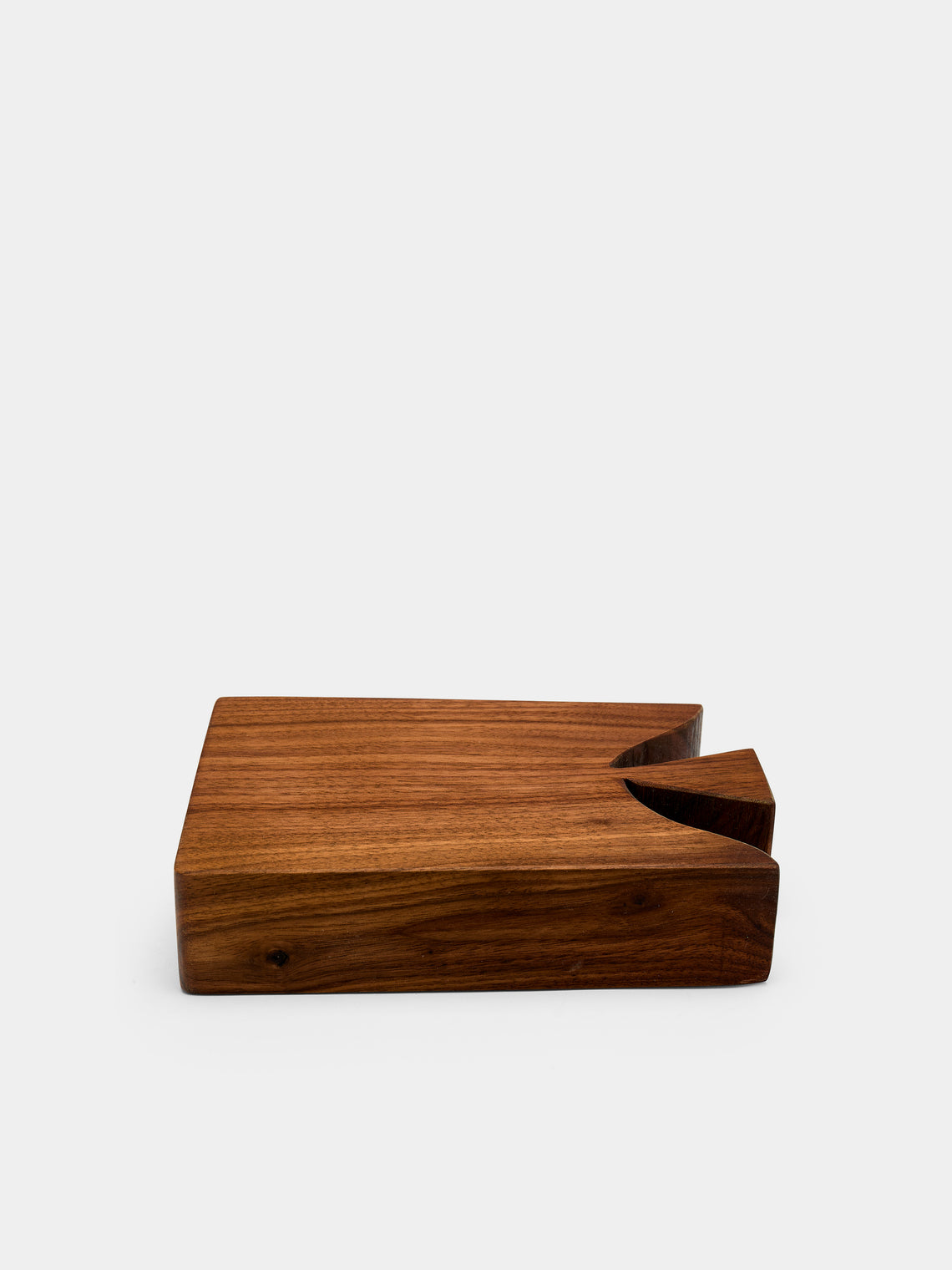 Riccardo Monte - Hand-Carved Walnut Small Serving Board -  - ABASK