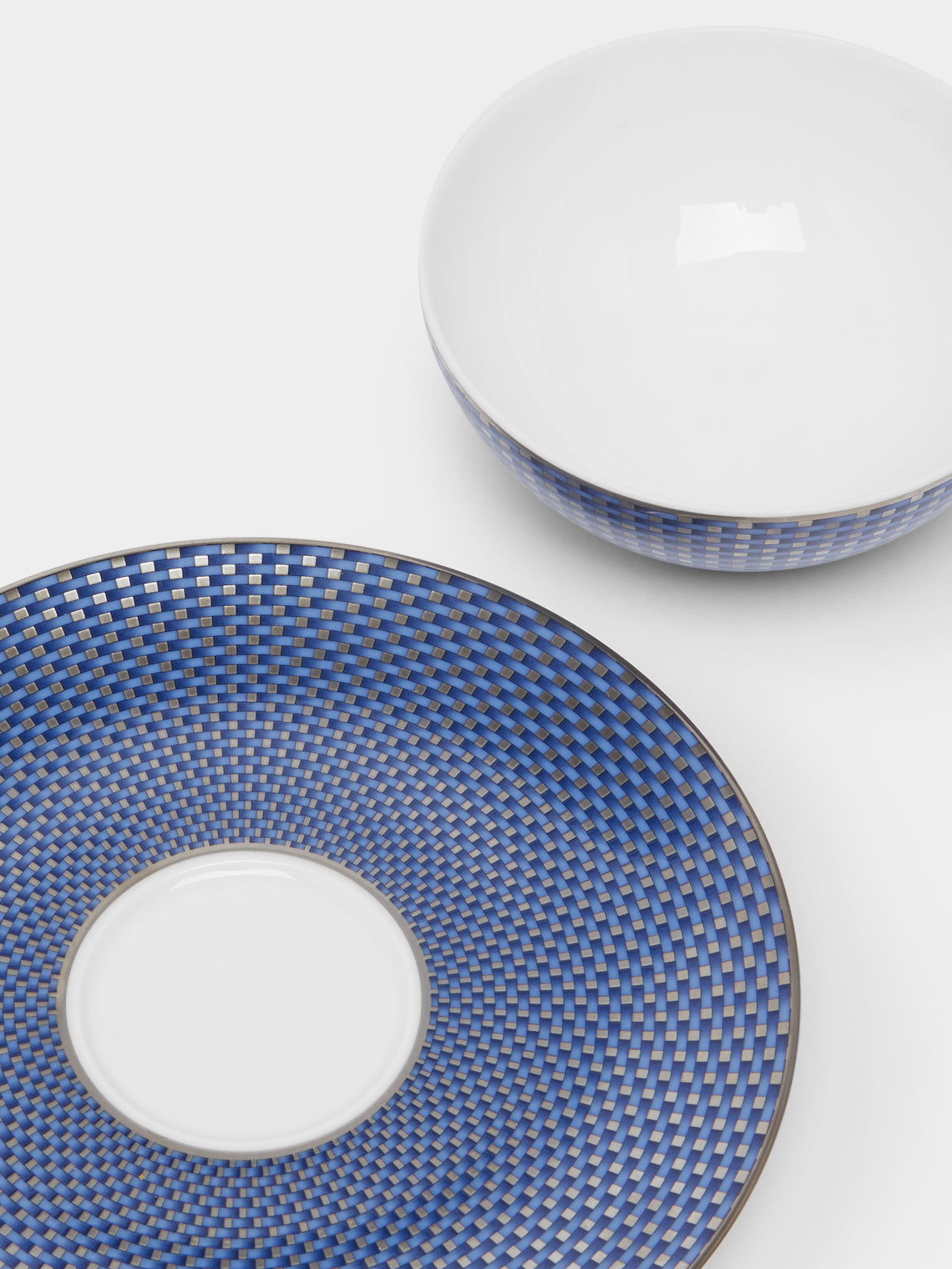 Raynaud - Trésor Bleu Porcelain Teacup and Saucer -  - ABASK
