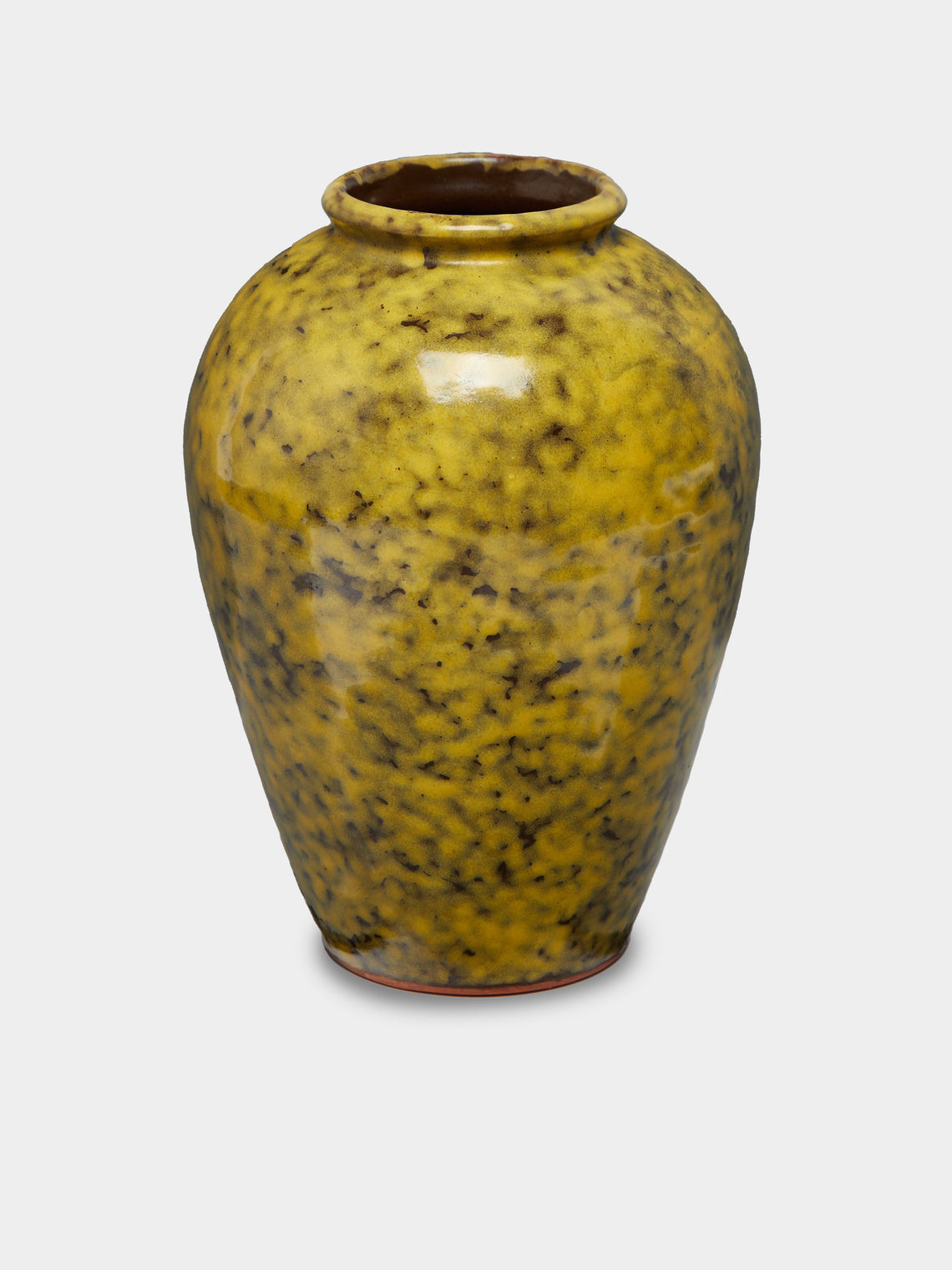 Antique and Vintage - 1950-1970 Fat Lava Vase - Yellow - ABASK - 