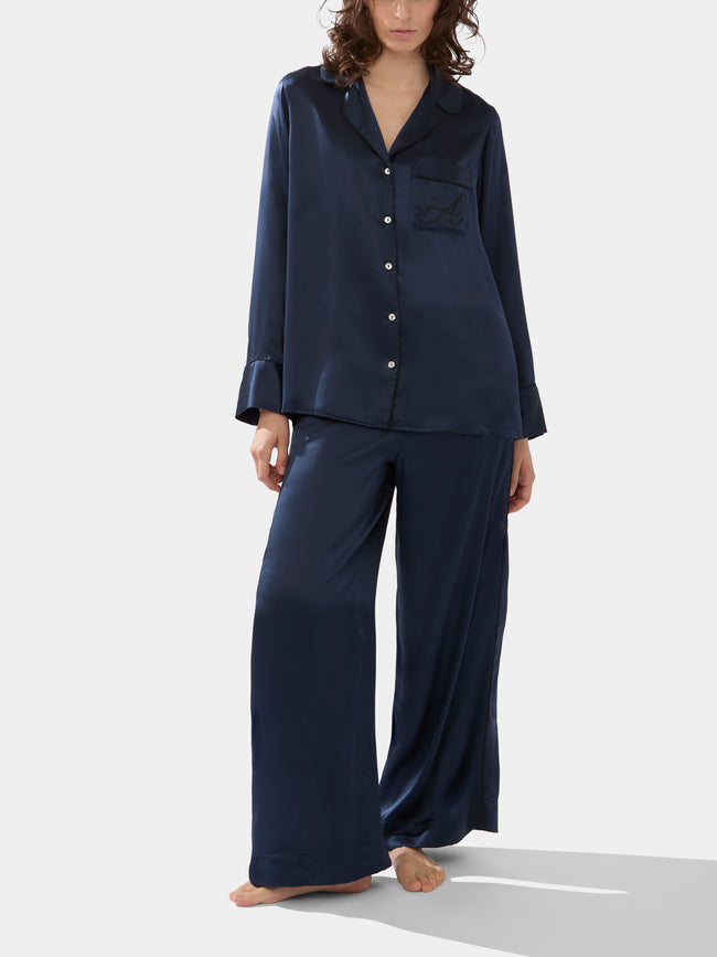 Thierry Colson - The Albertine Silk Pyjama Set | Size: S -  - ABASK