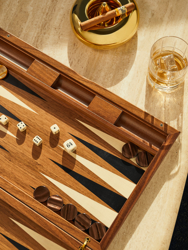 Dal Negro - Walnut Backgammon Set - Brown - ABASK