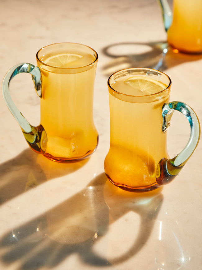 Antique and Vintage - 1970s Lemonade Glasses (Set of 6) -  - ABASK