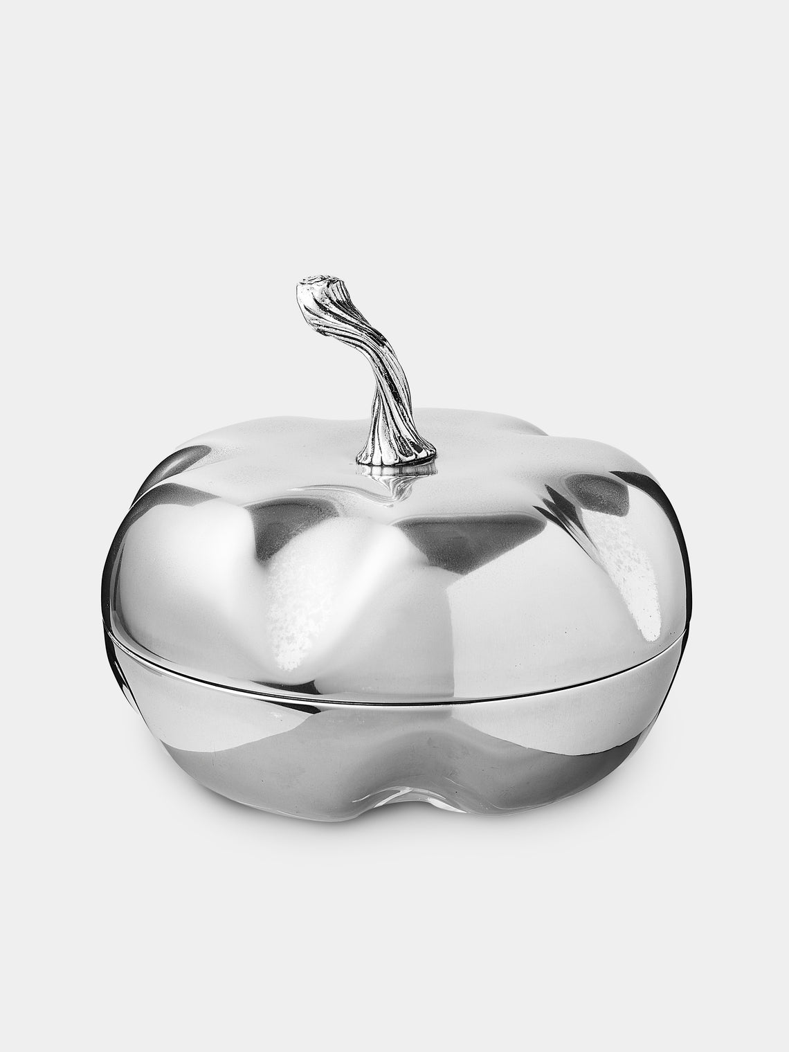 Antique and Vintage - Mid-Century Silver-Plated Pumpkin Ice Bucket -  - ABASK - 