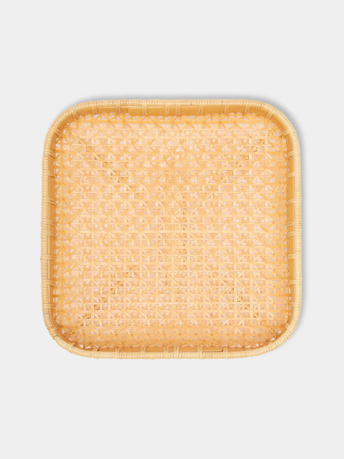 Hee Woo - Handwoven Bamboo Square Tray -  - ABASK