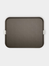 Giobagnara - Puccini Leather Rectangular Tray -  - ABASK - 