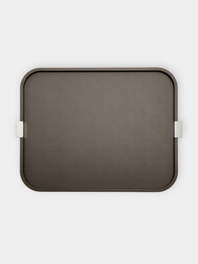 Giobagnara - Puccini Leather Rectangular Tray -  - ABASK - 