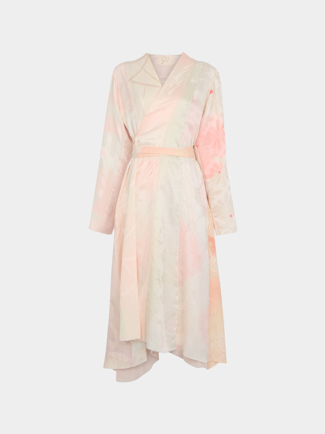 Considered Objects - Irregular Hand-Stitched Silk Robe | Size: S -  - ABASK - 